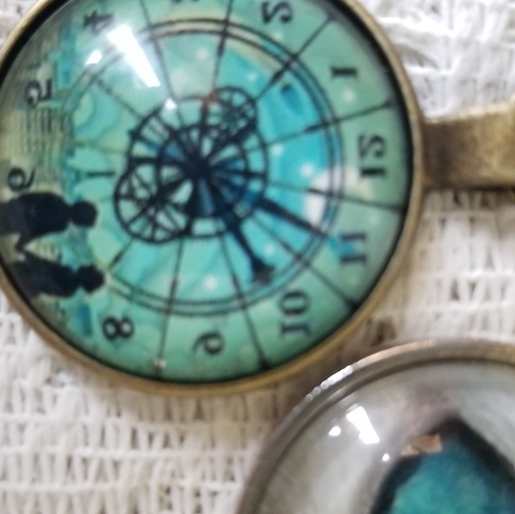 Blue and silver necklaces chain 22 in - Picture 3 of 3